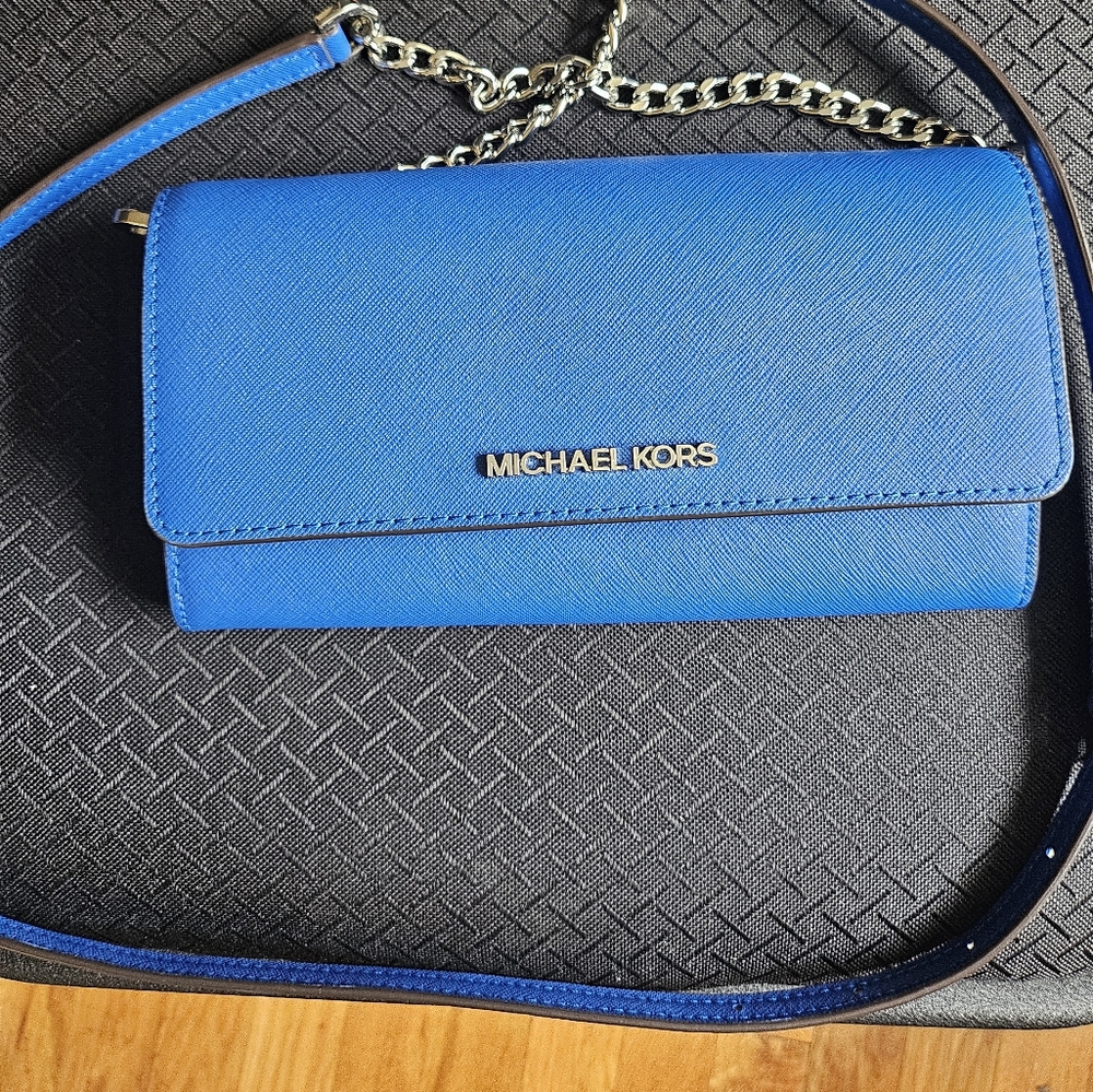 Michael Kors Vibrant Blue Crossbody Bag